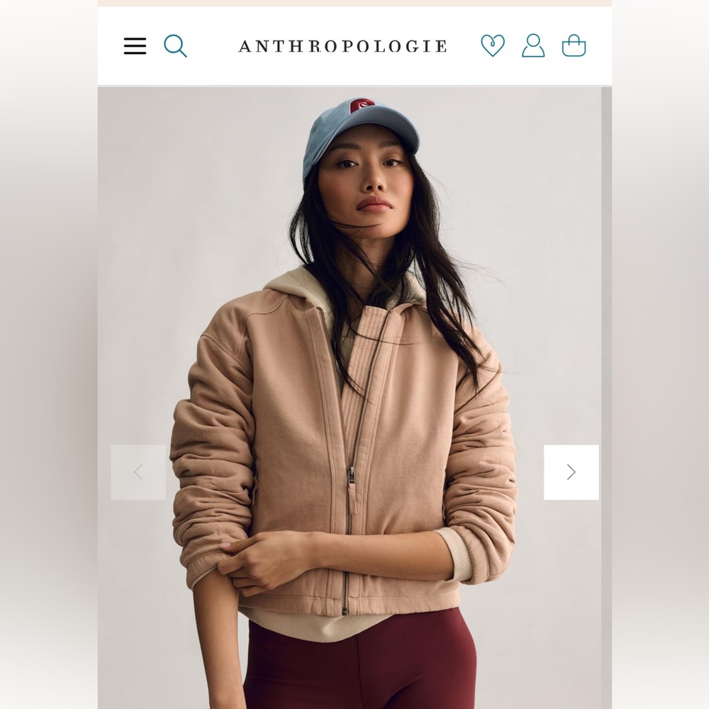 Anthropology Pilcro bomber jacket